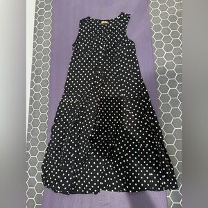 Tulip polka dot dress with pockets